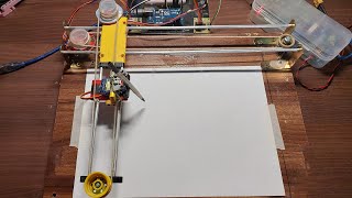 DIY Arduino Based CNC XY Plotter Withouth 3D Printer/Aluminium Rails. Fully Custom Build (28-BYJ)
