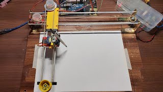 DIY Arduino Based CNC XY Plotter Withouth 3D Printer/Aluminium Rails. Fully Custom Build (28-BYJ)