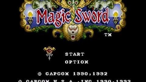 Magic Sword (SNES) Intro & Demo