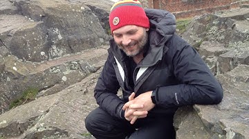 Fault plane with motion indicators in Bradgate Park