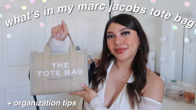 Marc Jacobs The Leather Mini Tote Bag Review + What's In My Bag 2022 