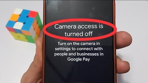 Camera access is turned off in Google pay | Google pay scanner problem ? #Suniltechie