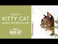 Kitty Cat - Watercolor Tutorial with Sarah Cray