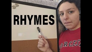 Lyric Theory 101: Rhymes