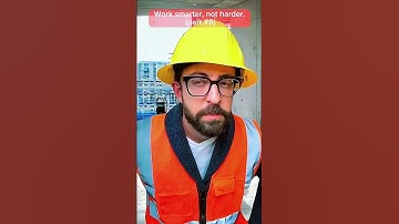 Work smarter, not harder. #construction #worker #funny #adamrose #shortvideo