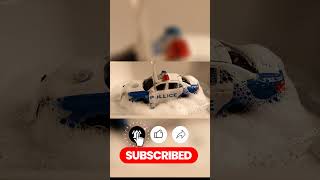 Foamy Wash for Super Dirty Toy Police Car #ASMR #ToyPoliceCar #FoamWash #Satisfying #ToyRestoration