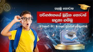 Identify the basic parts of the computer   පරිගණකයේ මූලික කොටස් හදුනා ගනිමු - Part 01
