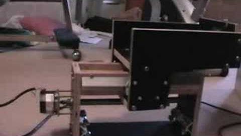 CNC router z-axis test