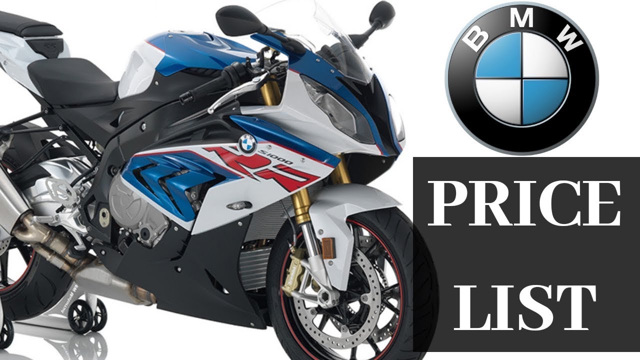 Bmw Bikes Price List Ex Showroom Price Indian Auto Expo Iae Youtube