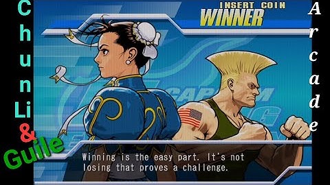 CAPCOM FIGHTING Evolution - Guile & Chun-Li Arcade Mode