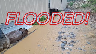 My NEW Shop FLOODED!  Here's what happened (we had to start over)