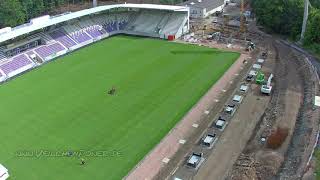Zeitraffer-Video vom Erzgebirgsstadion - Bauphase 3 in Nord-Ost-Ansicht