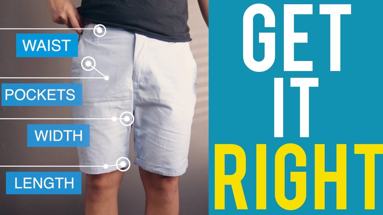 How Men's Shorts Should Fit - Fit Guide (How To Wear Shorts) 