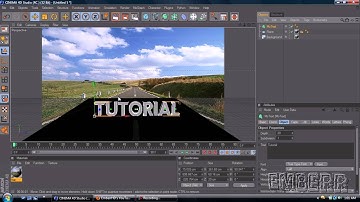 Cinema 4D Tutorial # 1 | How to put Realistic 3D Text on a Real Life Photo | EmberrHD