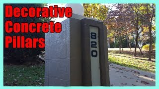 Decorative Concrete Pillars | Resurfacing Concrete Wall Blocks Lake Ozark