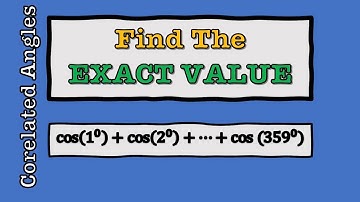 Finding exact values of Trigonometric Functions - Precalculus