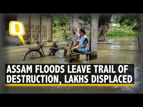 Assam Floods: At Least 66 Dead, Lakhs Displaced as Many Villages Submerged, Losses in Crores