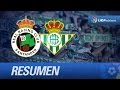 Resumen de Racing de Santander (2-4) Real Betis