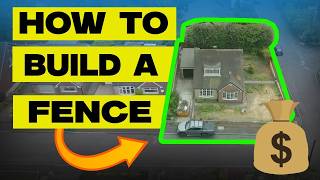 How To Build A CHEAP Fence - Ep4