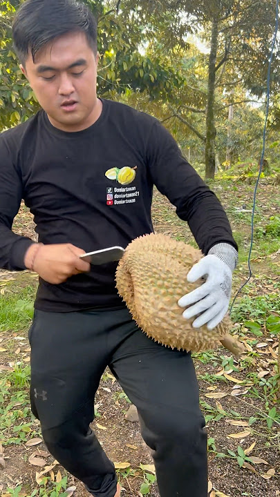 New durian just unloaded, still fresh #doniartawan