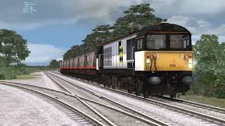 Trainload 58045 Empty Hoppers At Appleford