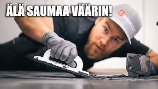 Lattialaattojen Saumaus - Lattiaremontti Osa 44
