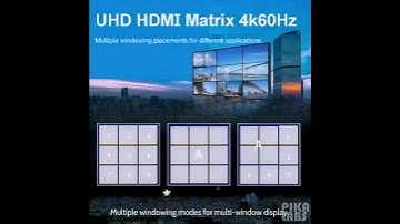 DDMALL UHD HDMI matrix switcher 4k60Hz #matrix #4kvideo #hdmi #broadcast #videoproduct #multiview