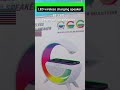 LED Wireless Charging Speaker BT 2301 🔊💡 | Multi-Color LED Light
