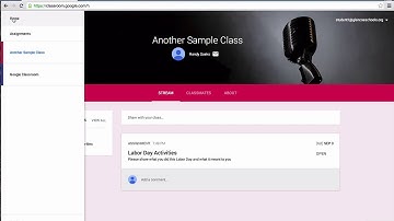 Inviting students and grading assignments with Google Classroom
