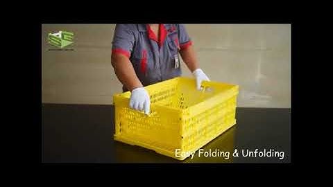Easy and Fast Foldable Crate
