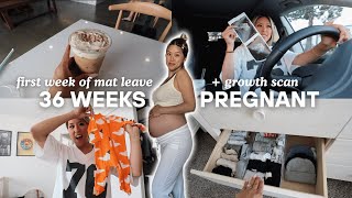 Baby Is Measuring Small, First Week Of Maternity Leave, Shared Nursery 36 Weeks Pregnant