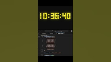 Digital Clock - Web Coding Tutorial #001