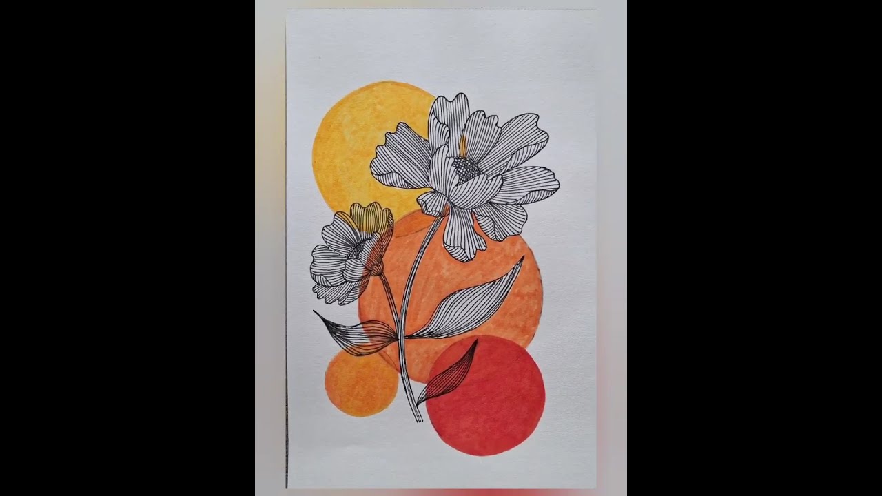 Relaxing Line drawing 😌 