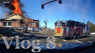 2nd Alarm Apartment Fire - Vlog 8