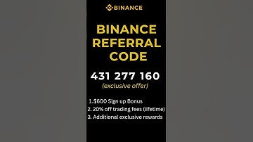 #shorts The only Binance Referral Code you need in 2025