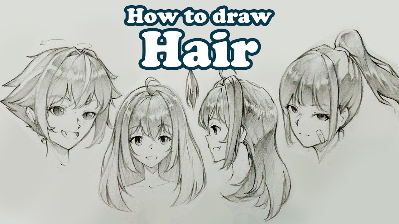 How do draw anime hairs properly 😭? : r/learntodraw