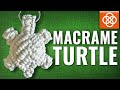 Macrame turtle tutorial | DIY macrame | macrame turtle keychain