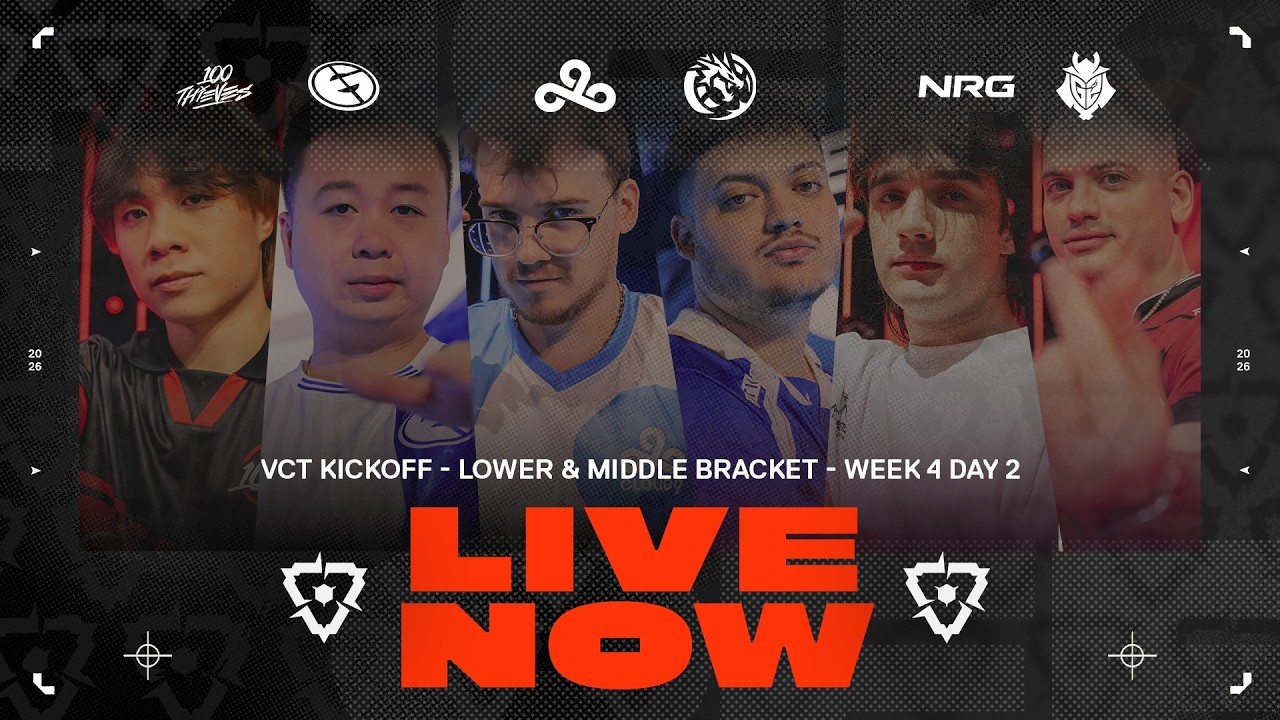 NRG vs G2 - VCT Americas 26 Kickoff - Middle Bracket
