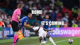 Giorgio Chiellini Pulling Saka || Euro 2020 Memes