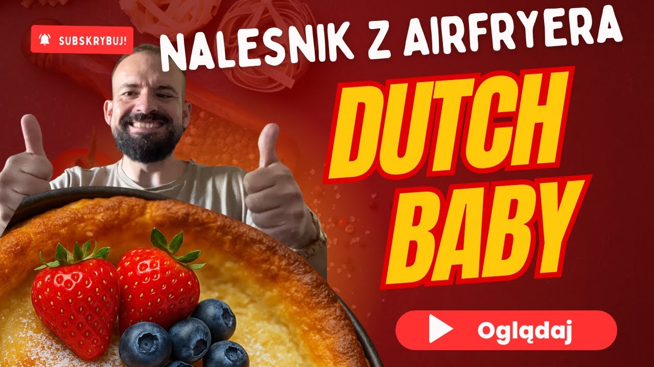 Najprostszy Dutch Baby w Airfryerze – Puszysty i Złocisty w 15 Minut 🥞🔥