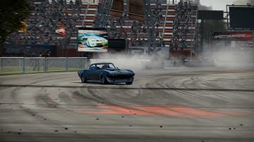 NFS Shift 2 Unleashed Drift Gameplay Works Corvette Stingray on London Millenium Drift