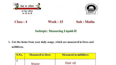 EDMC class 4 Maths Week-15 worksheet || With Solutions || SDMC || SCERT WORKSHEET || DATE 7 Sept 21
