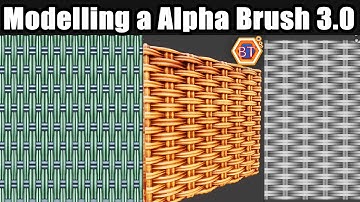Modelling a Alpha Brush in Blender 3.0 | Sculpting with Textures