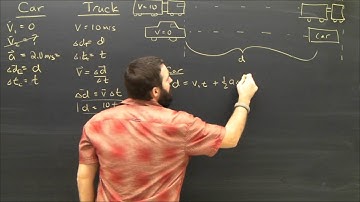 Physics Lesson: Acceleration Equations Part 4 Sample Problem High School Tutorial