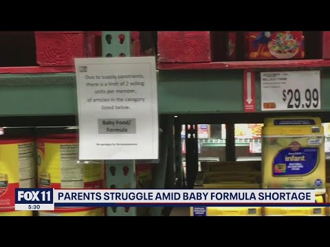 Parents struggle amid baby formula shortage - FOX 11 Los Angeles