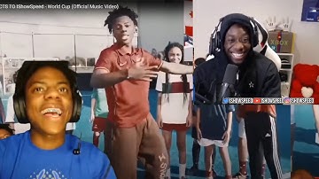 Speed Reacts To ALPHONSO DAVIES REACTS TO IShowSpeed - World Cup (Official Music Video)