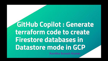 GitHub Copilot: Generate terraform code to create Firestore databases in Datastore mode in GCP
