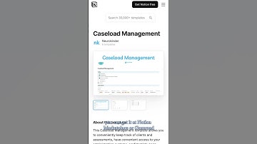 Neurokinder Notion Templates - Caseload Management