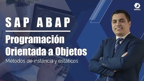 Curso SAP ABAP Programación OO - Métodos de instancia y estáticos