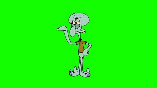 Squidward Saying Shut Up Hd Green Screen